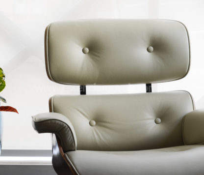 Poltrona e Puff Charles Eames - Tecido Sintético - Image 4