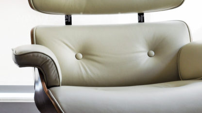 Poltrona e Puff Charles Eames - Tecido Sintético - Image 7