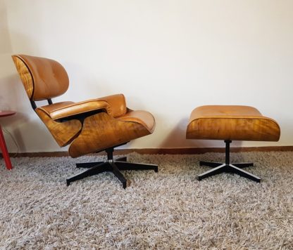 Poltrona e Puff Charles Eames - Tecido Sintético - Image 15