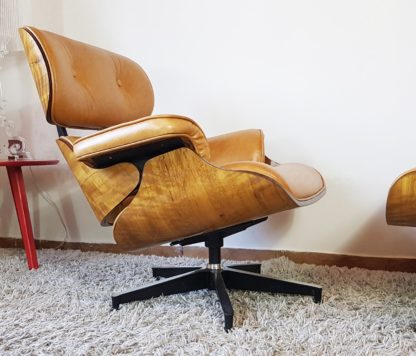 Poltrona e Puff Charles Eames - Tecido Sintético - Image 14