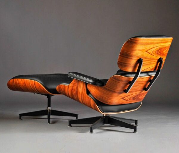 Poltrona e Puff Charles Eames - Couro Legítimo - Image 17